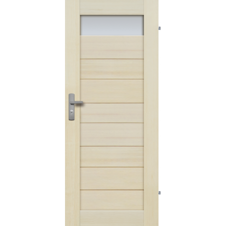 Drzwi sosnowe, bezsęczne - Tossa 1S - Seria Premium - Drzwi wewnętrzne drewniane "RADEX"