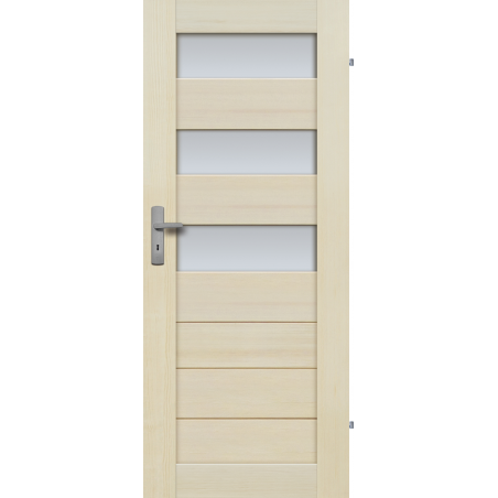 Drzwi sosnowe, bezsęczne - Tossa 3S - Seria Premium - Drzwi wewnętrzne drewniane "RADEX"