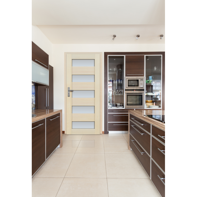  Drzwi sosnowe, bezsęczne - "Tossa"  - aranżacja