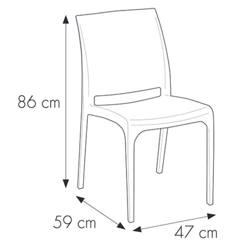 Nowoczesne krzesło VOLGA  - Włoski Design - Kolor Czekoladowy Brąz