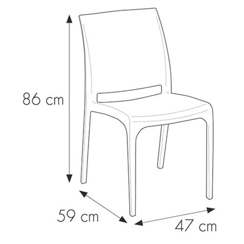 Nowoczesne krzesło VOLGA  - Włoski Design - Kolor Różowy