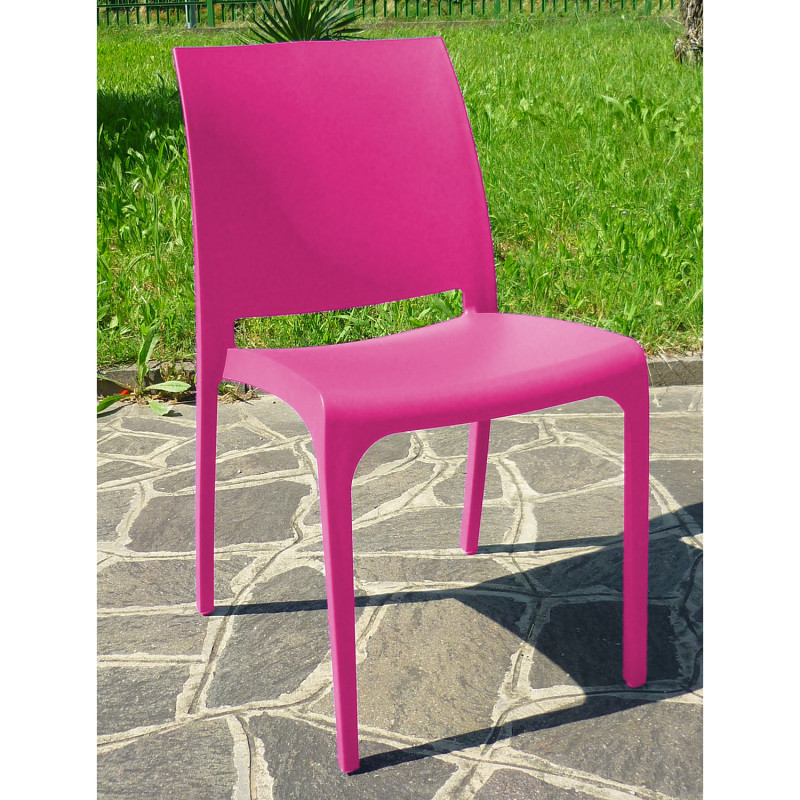 Nowoczesne krzesło VOLGA  - Włoski Design - Kolor Różowy