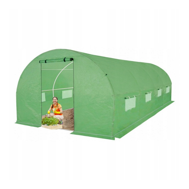 Tunel Szklarniowy 10m2 Green 2,5x4m rurki 19mm