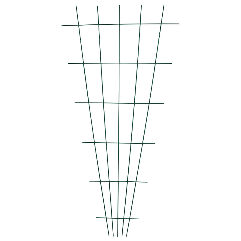 Podpora do Roślin Krata Trójkątna Zielona 150x75cm