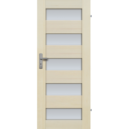Drzwi sosnowe, bezsęczne - Tossa 5S - Seria Premium - Drzwi wewnętrzne drewniane "RADEX"