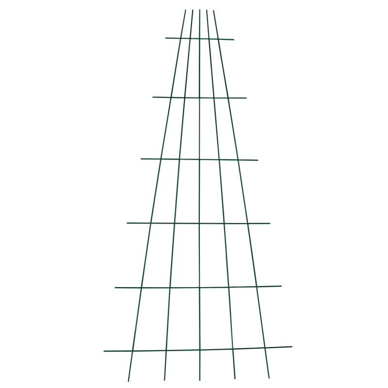 Podpora do Roślin Krata Trójkątna Zielona 150x75cm