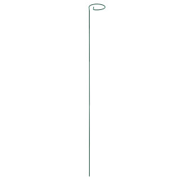 Podpora do roślin z oczkiem 70 cm zielona metalowa