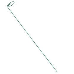 Podpora do roślin z oczkiem 90 cm zielona metalowa