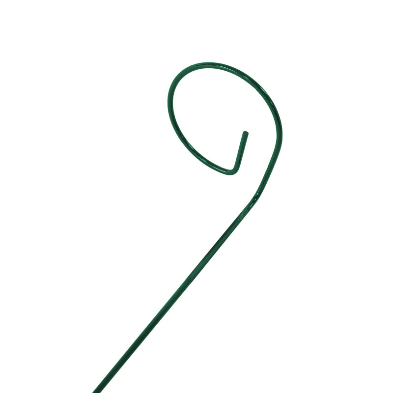 Podpora do roślin z oczkiem 110 cm zielona metalowa