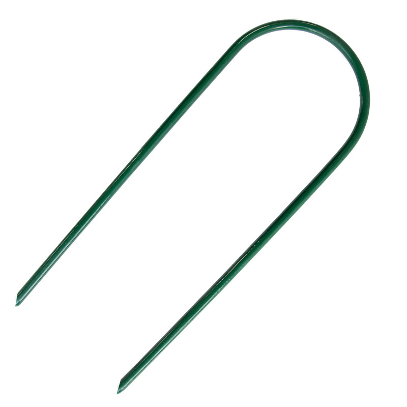 Łuk do podpierania roślin 45 cm metalowy zielony