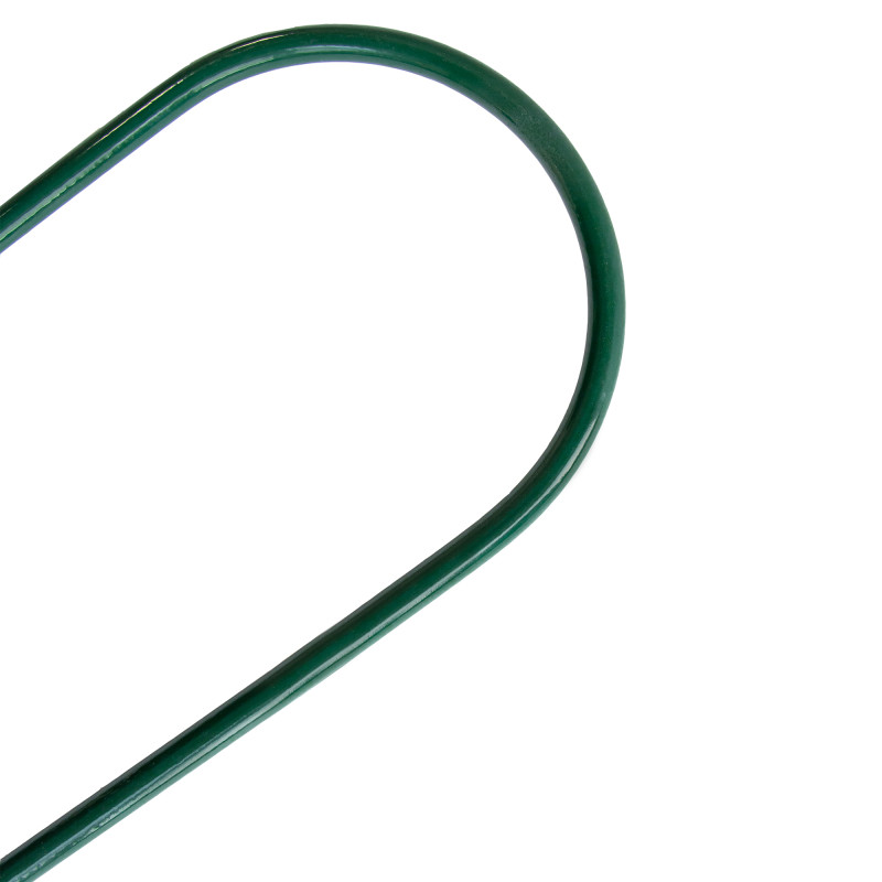 Łuk do podpierania roślin 45 cm metalowy zielony