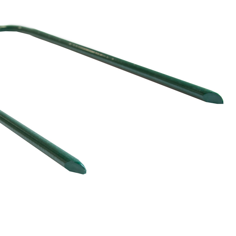 Łuk do podpierania roślin 45 cm metalowy zielony