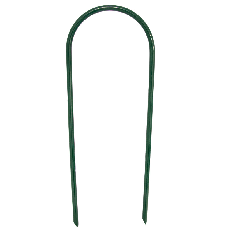 Łuk do podpierania roślin 45 cm metalowy zielony
