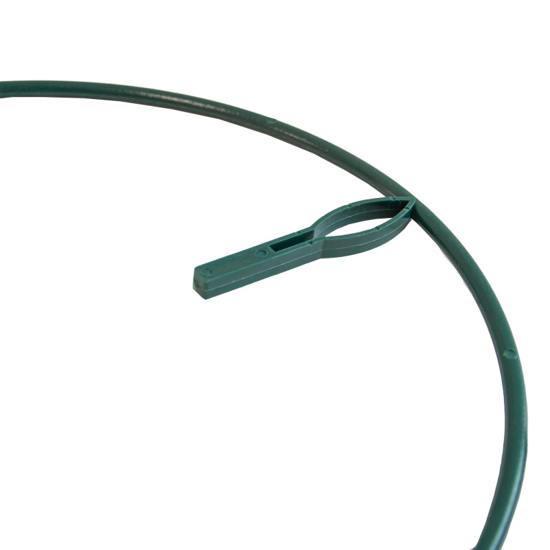 Zestaw 3szt. regulowanych pierścieni do podpierania roślin 25-40cm