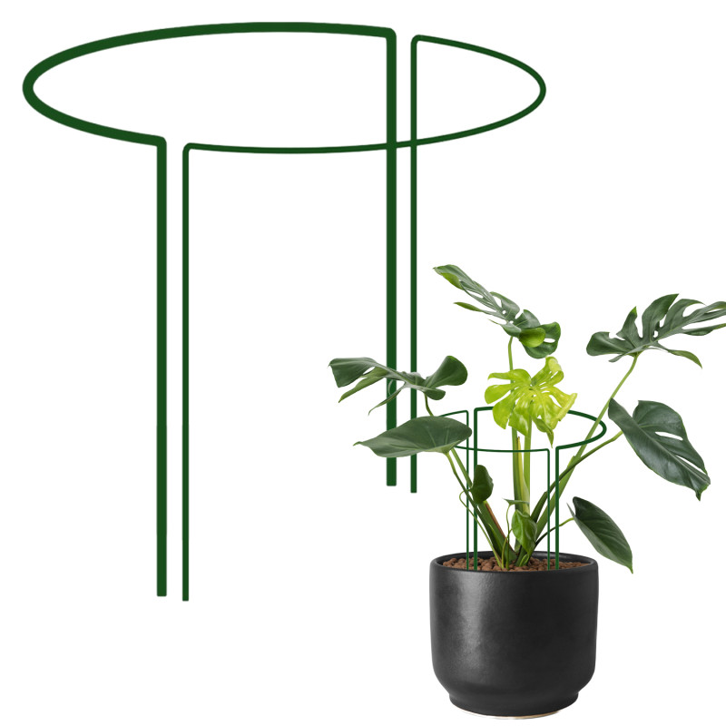 Metalowa podpora do roślin półkole 70 cm zestaw 2szt.