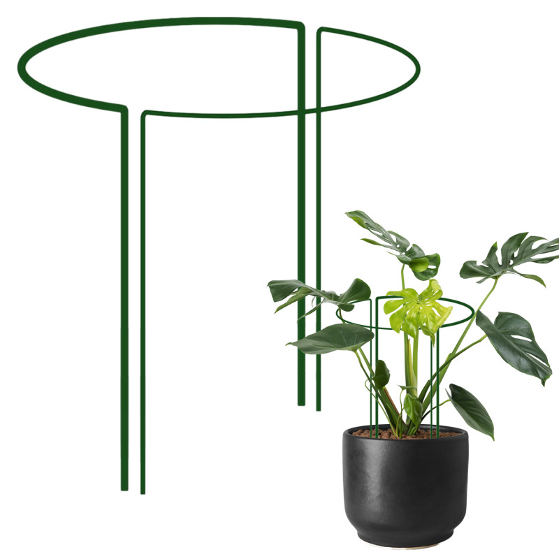 Metalowa podpora do roślin półkole 95 cm zestaw 2szt.