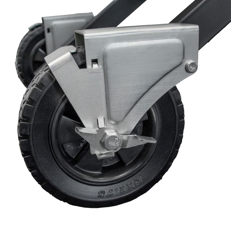 Duży Grill węglowy LUX 139X57X100 cm PREMIUM stalowy z żeliwnym rusztem