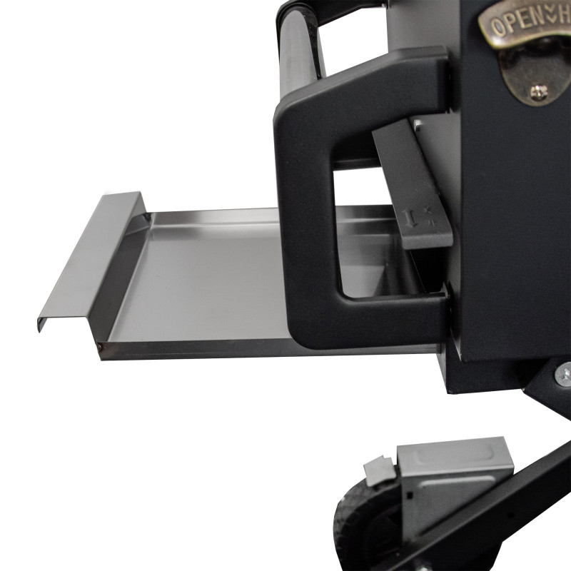 Duży Grill węglowy LUX 139X57X100 cm PREMIUM stalowy z żeliwnym rusztem