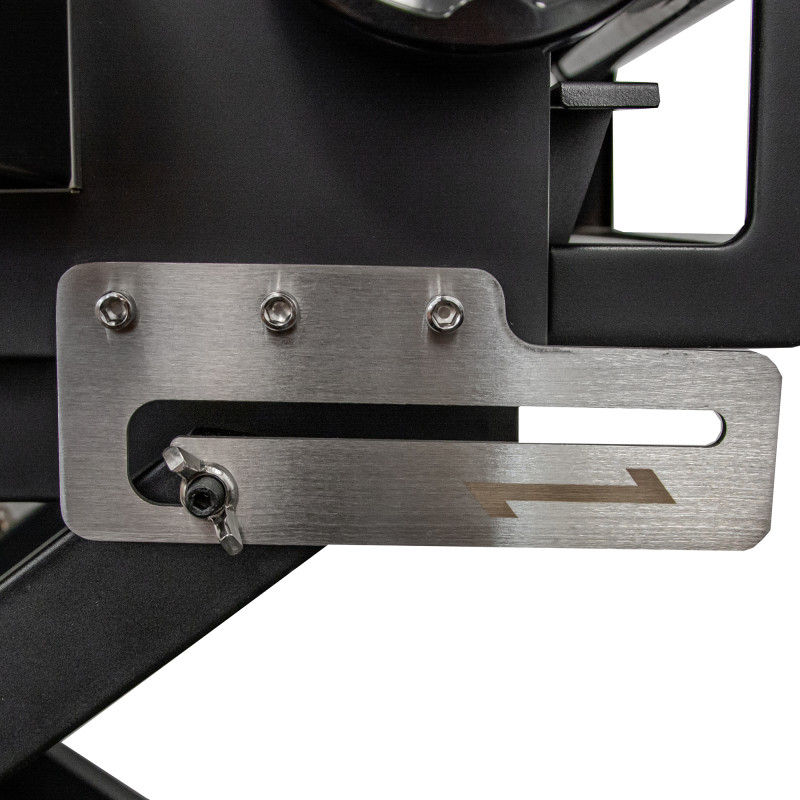 Duży Grill węglowy LUX 139X57X100 cm PREMIUM stalowy z żeliwnym rusztem