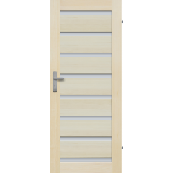 Drzwi sosnowe, bezsęczne -Milano 8S - Seria Premium - Drzwi wewnętrzne drewniane "RADEX"