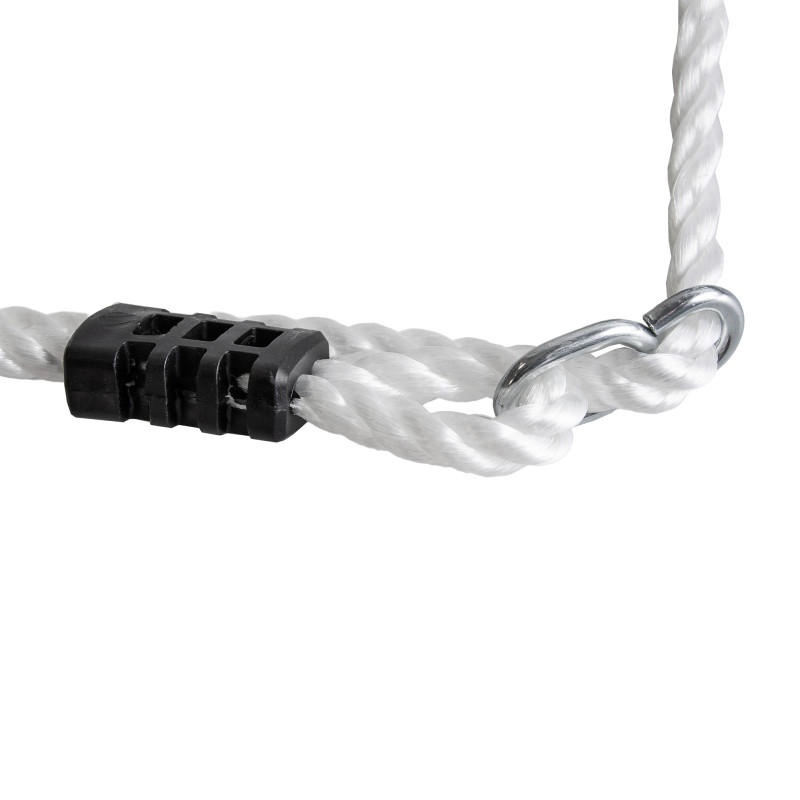 Białe ŚWIECĄCE Siedzisko do huśtawki 40 cm ledowe