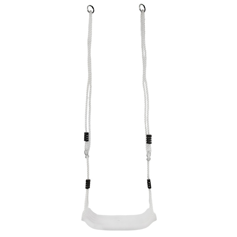 Białe ŚWIECĄCE Siedzisko do huśtawki 40 cm ledowe