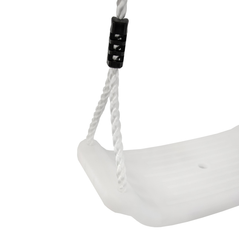 Białe ŚWIECĄCE Siedzisko do huśtawki 40 cm ledowe