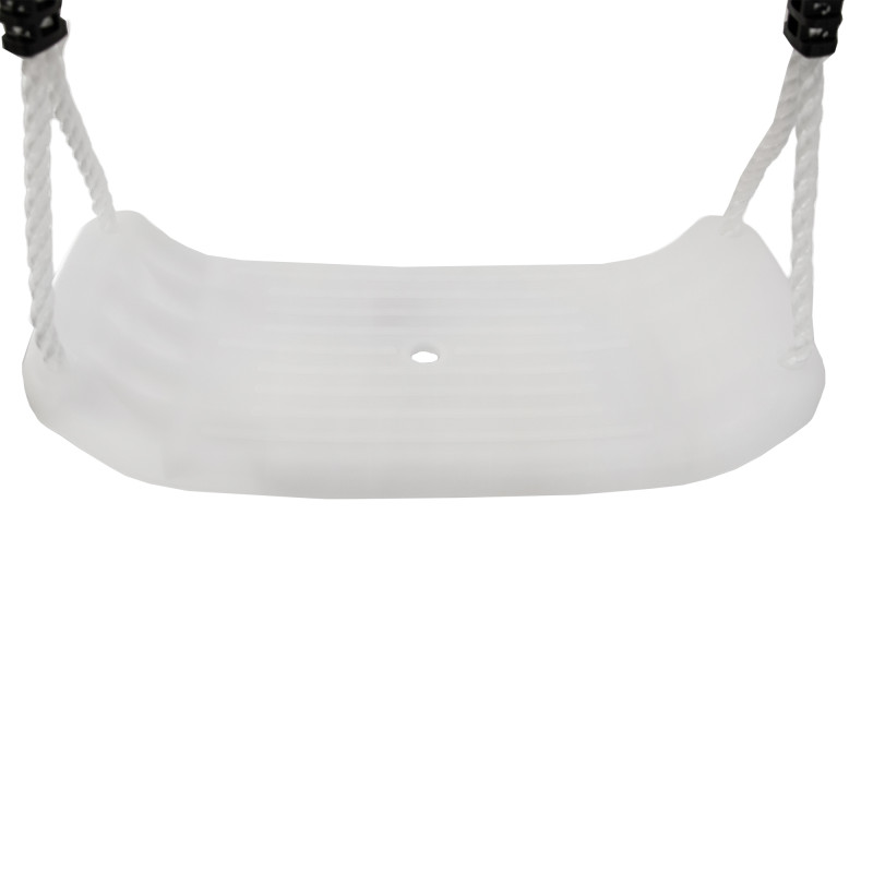 Białe ŚWIECĄCE Siedzisko do huśtawki 40 cm ledowe