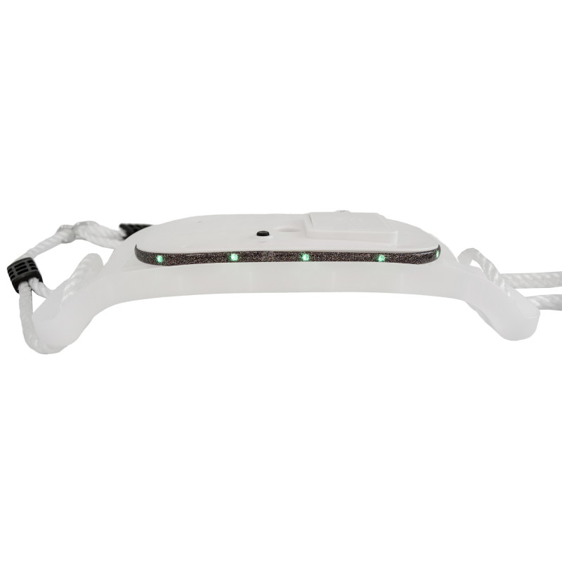 Białe ŚWIECĄCE Siedzisko do huśtawki 40 cm ledowe