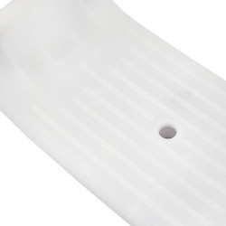 Białe ŚWIECĄCE Siedzisko do huśtawki 40 cm ledowe