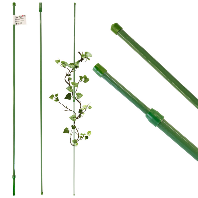 Tyczka teleskopowa do roślin 60 cm zielona rozkładana 24 szt.