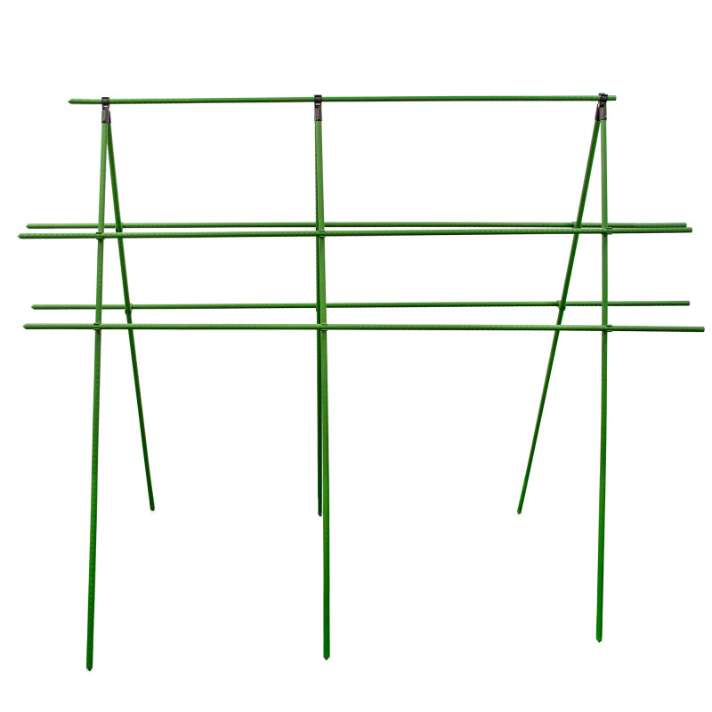 Stelaż do roślin z tyczek 150-180cm 11mm łączniki opaski podpora do ogórków