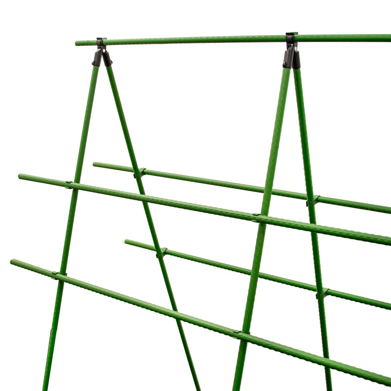 Stelaż do roślin z tyczek 150-180cm 11mm łączniki opaski podpora do ogórków