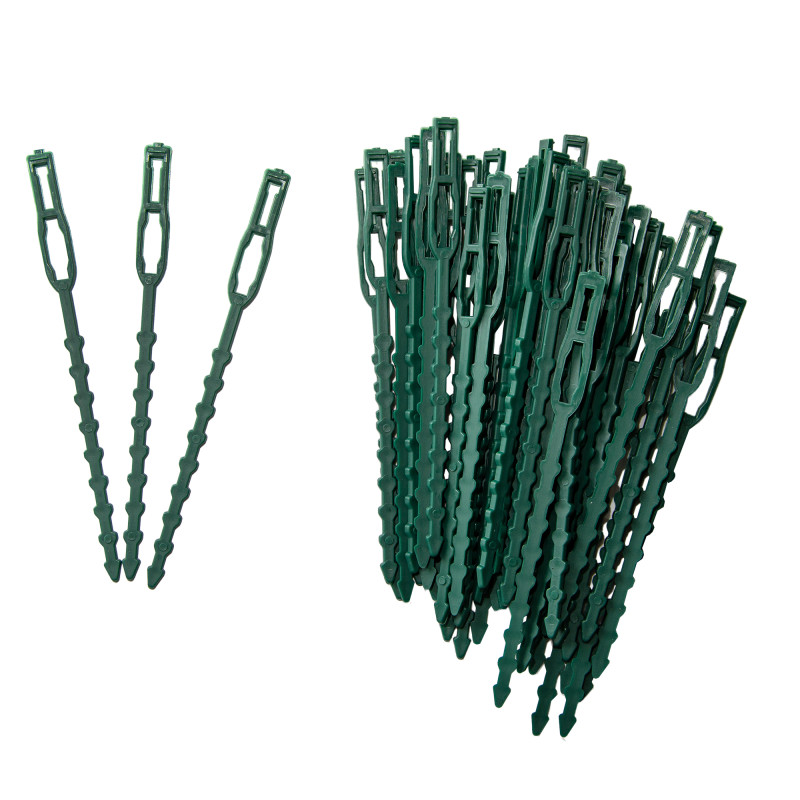 Stelaż do roślin z tyczek 150-180cm 11mm łączniki opaski podpora do ogórków