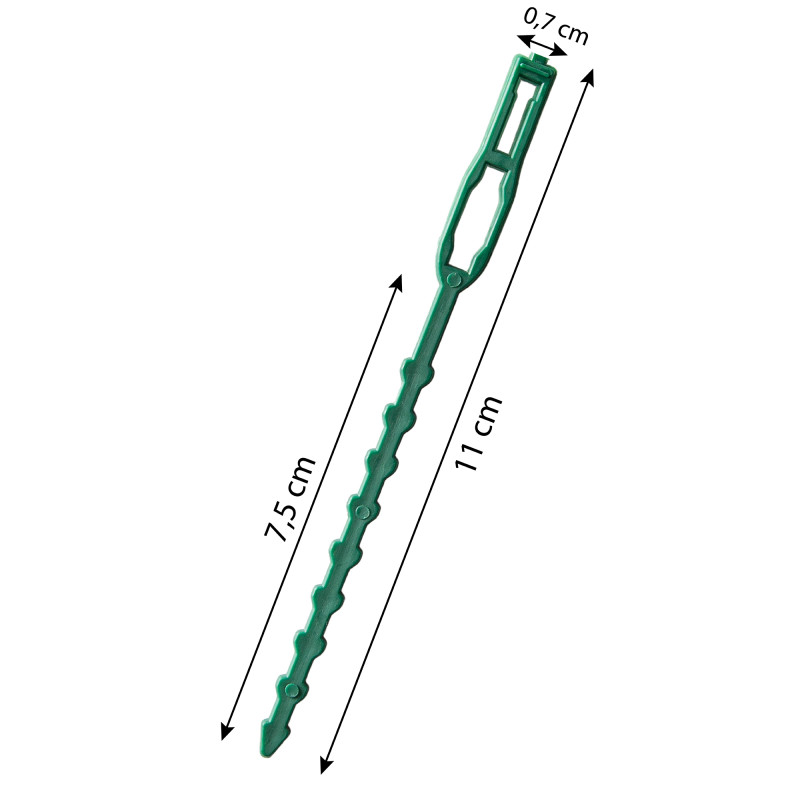 Stelaż do roślin z tyczek 150-180cm 11mm łączniki opaski podpora do ogórków