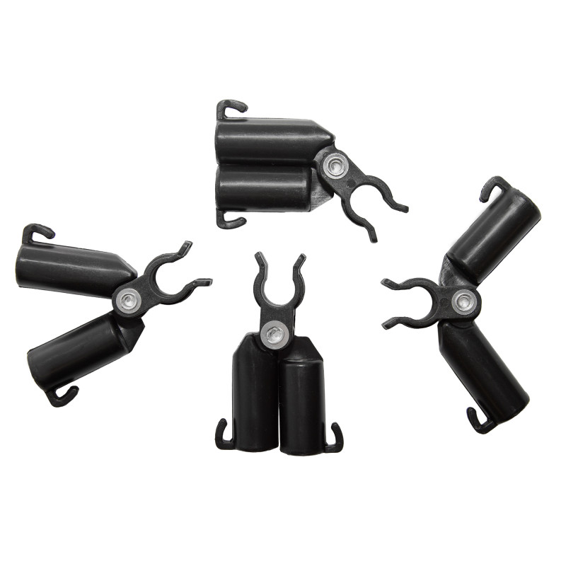 Stelaż do roślin z tyczek 150-180cm 11mm łączniki opaski podpora do ogórków