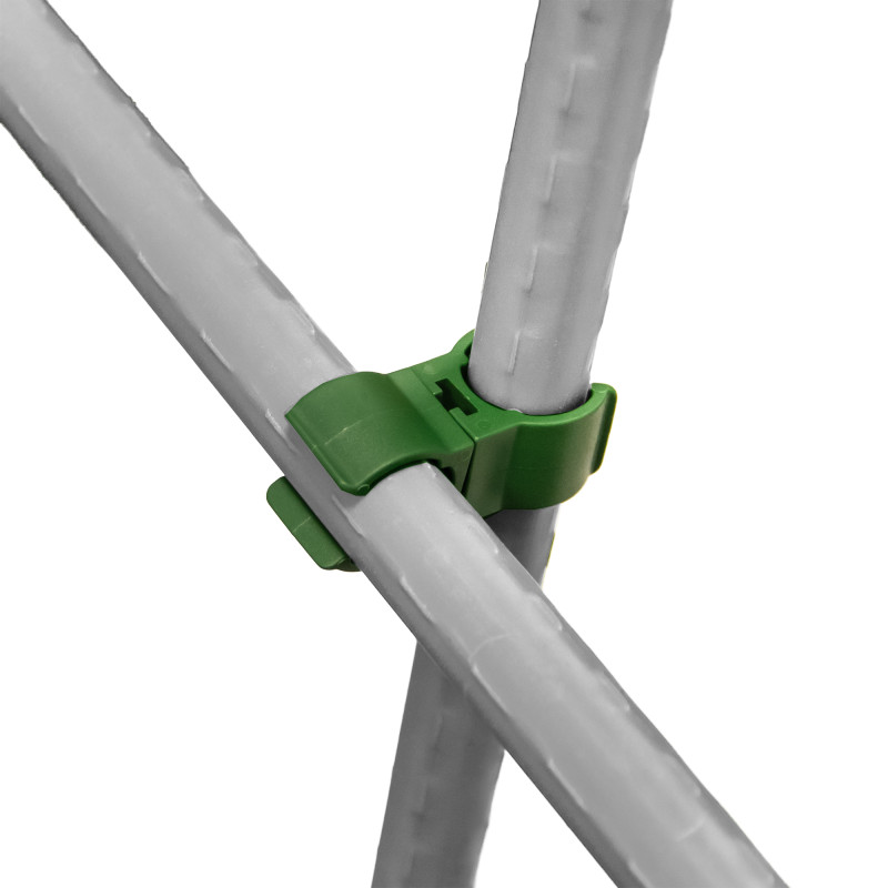 Stelaż do roślin z tyczek 150-180cm 11mm łączniki opaski podpora do ogórków