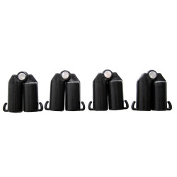 Łącznik do tyczki 0-180 stopni 11mm zestaw 4 szt.