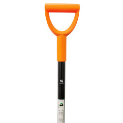 Łopata Prosta Kwadratowa Metalowa Czarna 130 cm