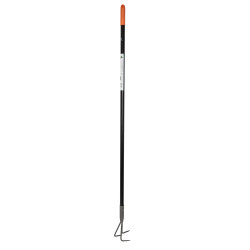 Kultywator Ogrodowy Ręczny 3 Pazurki Metalowy Czarny 150 cm