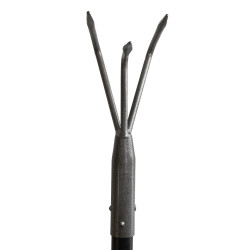 Kultywator Ogrodowy Ręczny 3 Pazurki Metalowy Czarny 150 cm