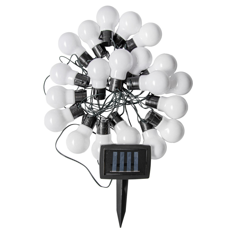 Girlanda Solarna Ogrodowa 20x Lampki Solarne Wiszące