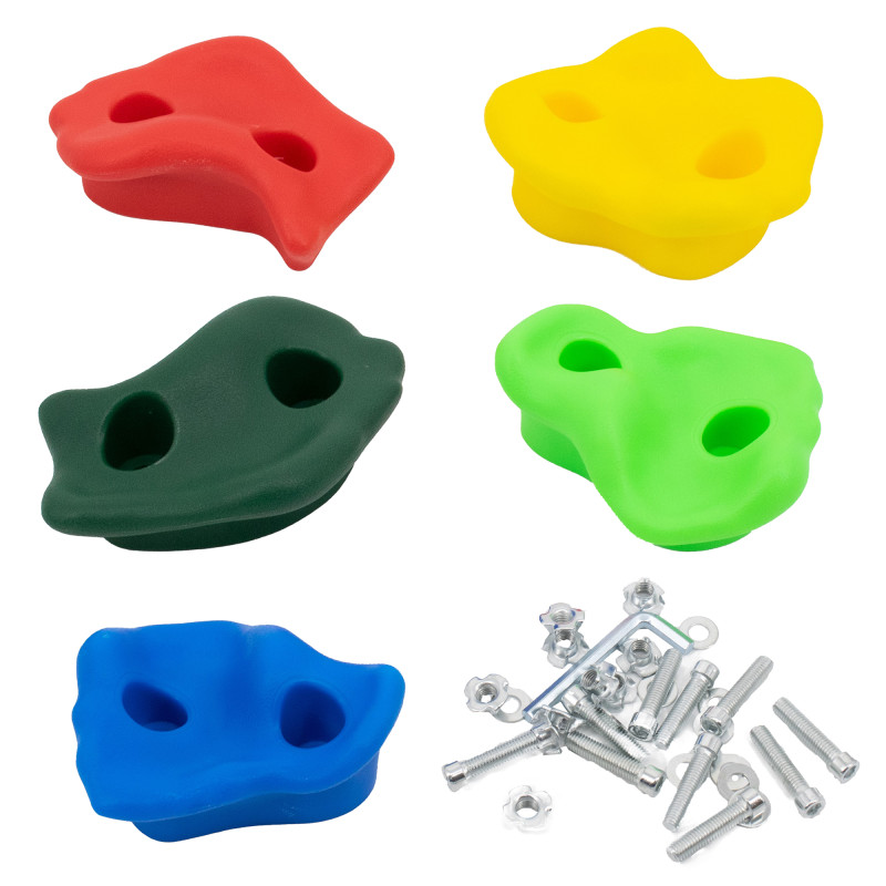 Zestaw Kamieni Do Wspinaczki Zestaw 5 Sztuk + Śruby