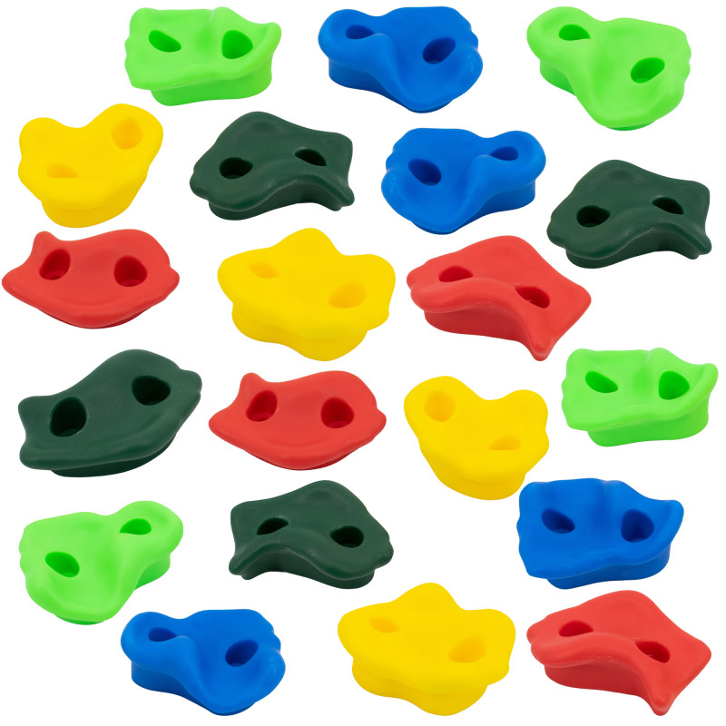 Zestaw Kamieni Do Wspinaczki 20 sztuk + śruby