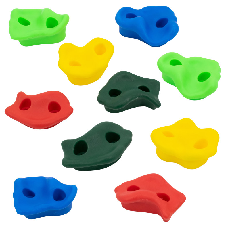 Zestaw Kamieni Do Wspinaczki 10 sztuk + śruby