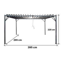 Pergola Ogrodowa 3x4m...