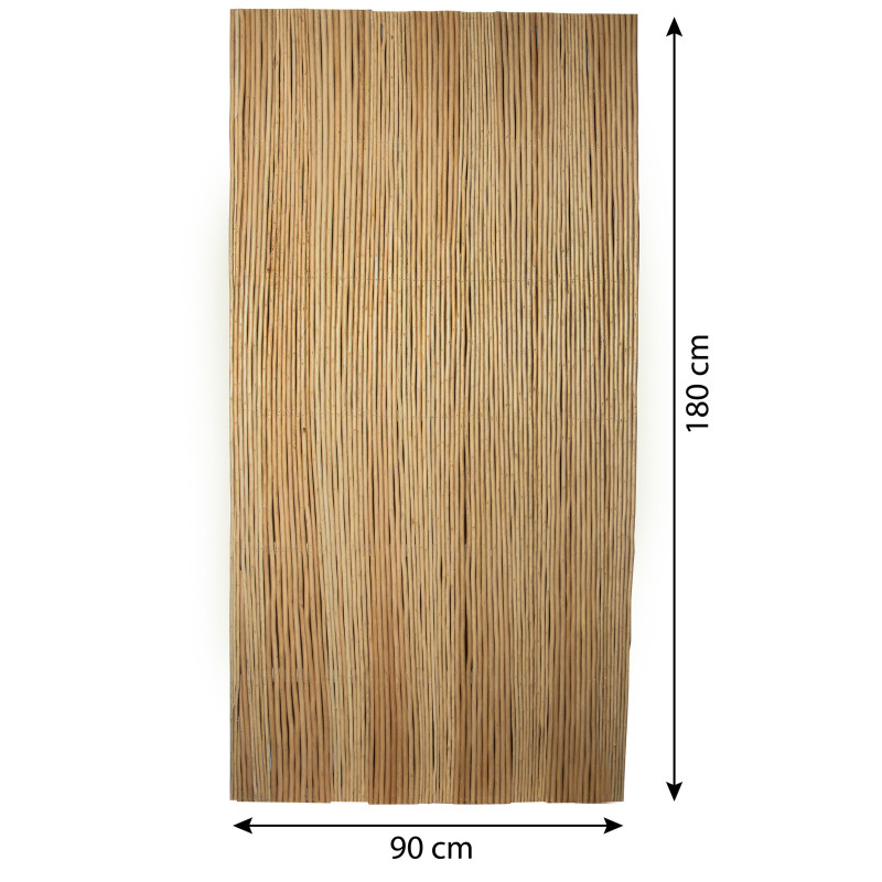 Panel Pełny Wierzbowy 180x90 cm Beżowy Trejaż Ogrodowy