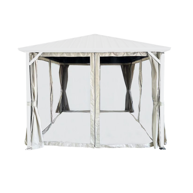 Zestaw moskitier do altany ogrodowej 3x4m