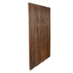 Panel Ogrodowy Pełny Wierzbowy 180x90 cm Brązowy