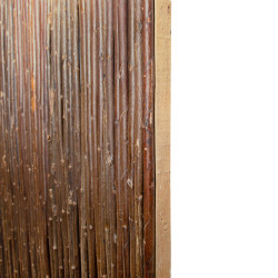 Panel Ogrodowy Pełny Wierzbowy 180x90 cm Brązowy